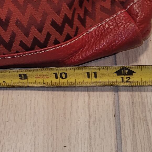 Vtg Y2K 90s Red Wilsons Leather Shoulder Bag Purse - Picture 8 of 10